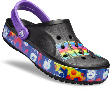 kiss platform crocs