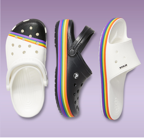 crocband iii rainbow slide